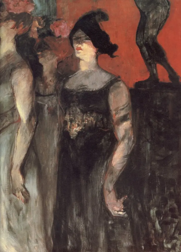 Messalina, by Henri de Toulouse-Lautrec, oil, 1900