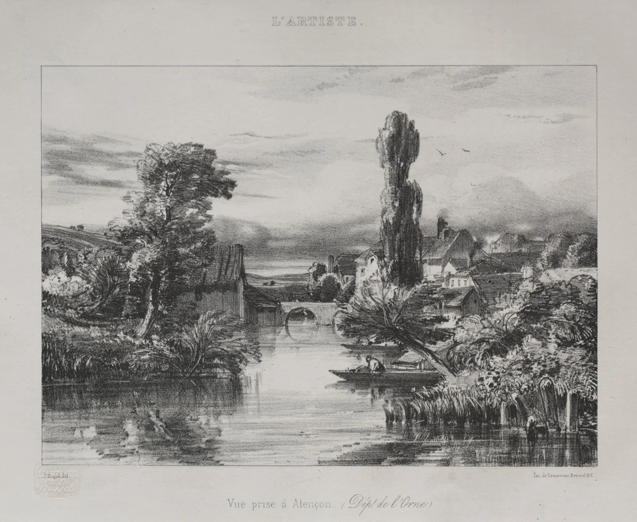 View near Alençon, detail