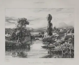 View near Alençon, by Jules Dupré, 1839