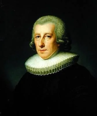 Portrait of the Hamburg pastor Bernhard Klefeker, detail