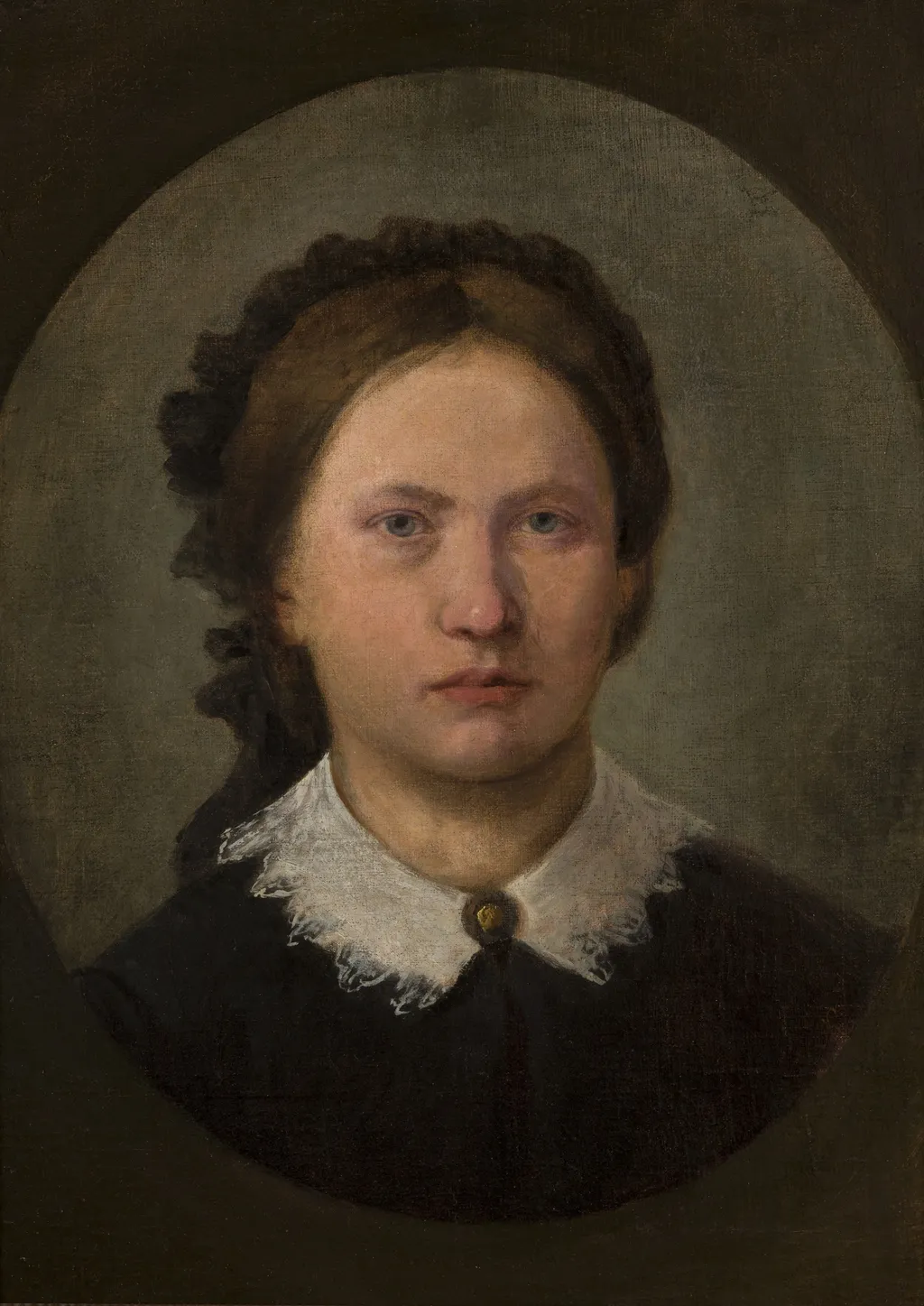 Portrait of the Artist's Sister, Karolina, by Aleksander Kotsis, unspecified, 1861