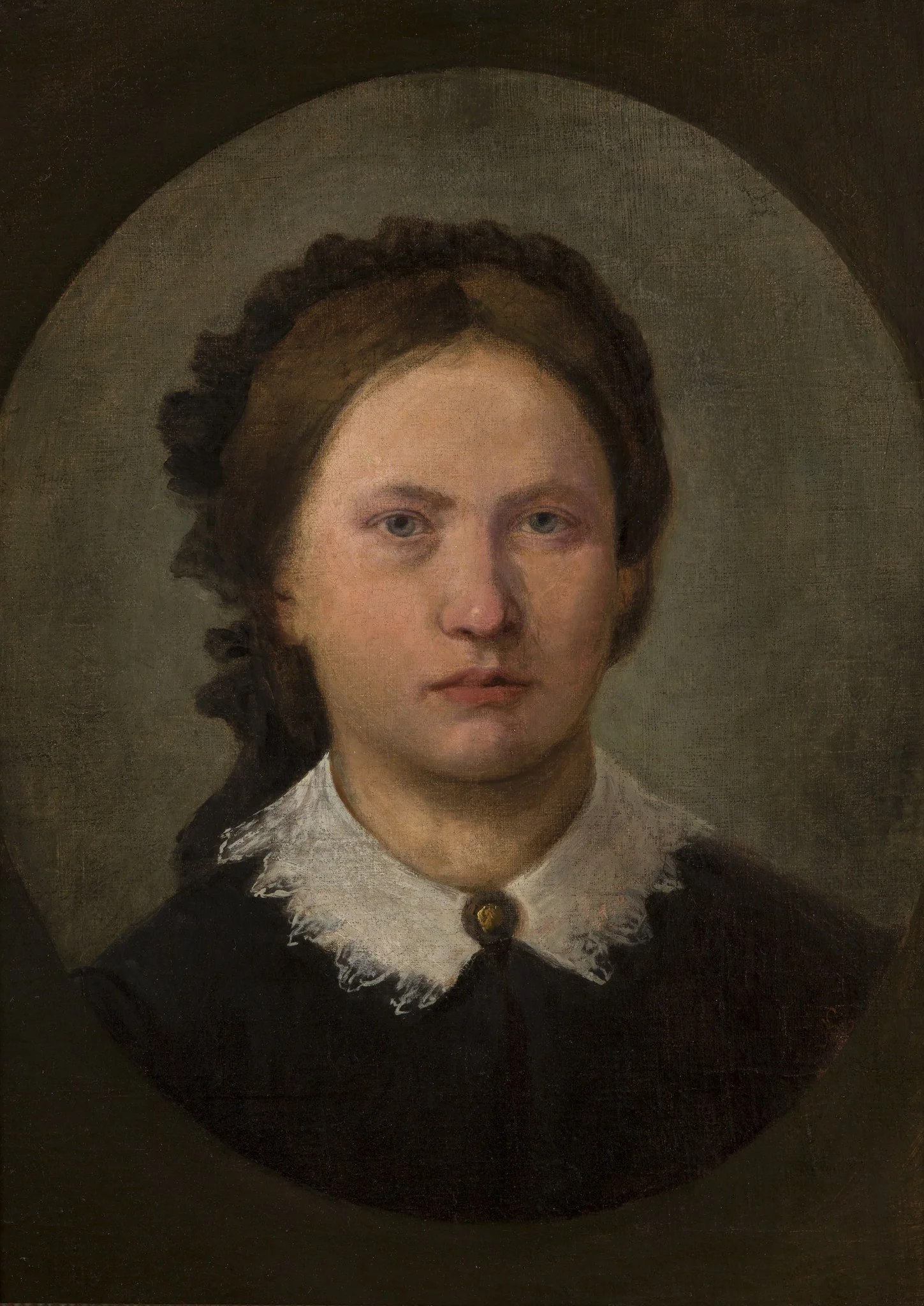 Portrait of the Artist's Sister, Karolina, detail