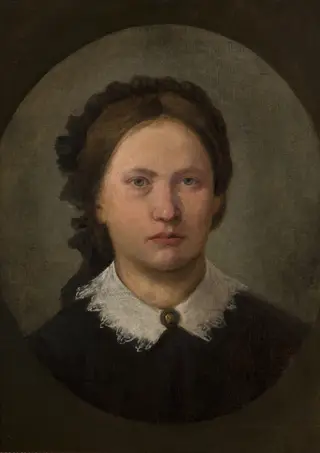 Portrait of the Artist's Sister, Karolina, by Aleksander Kotsis, unspecified, 1861