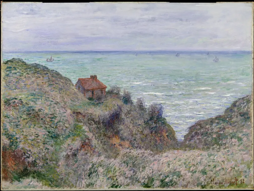 Cabin of the Customs Watch, by Claude Monet, oil, 1892