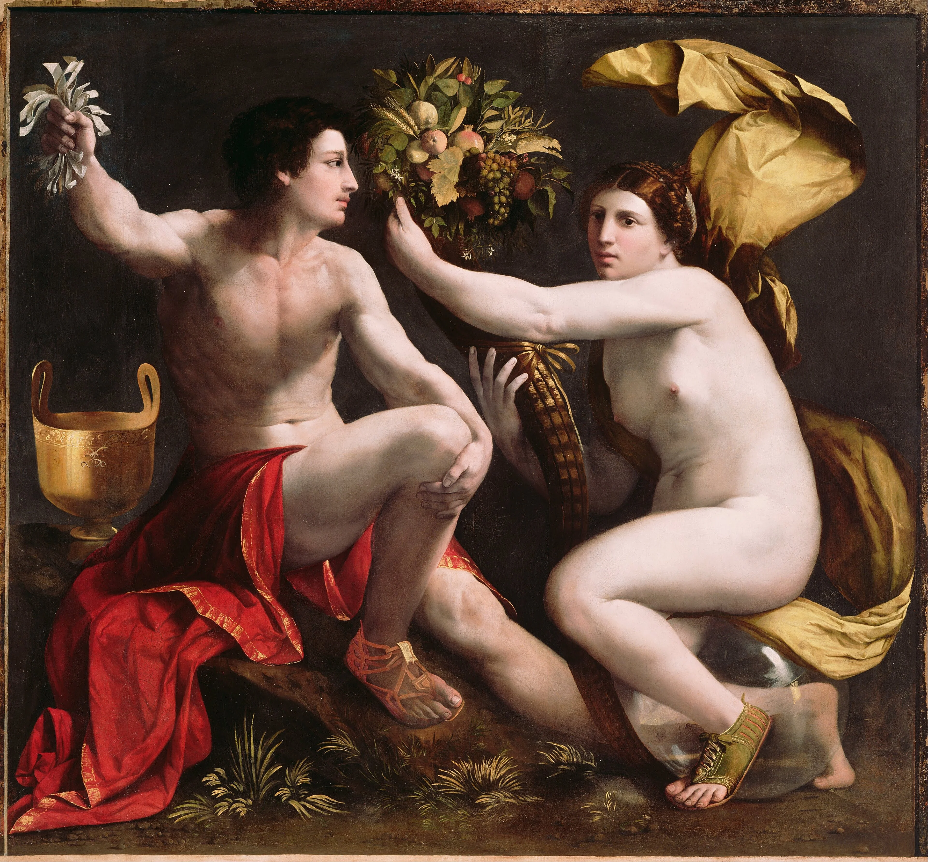 An Allegory of Fortune, detail