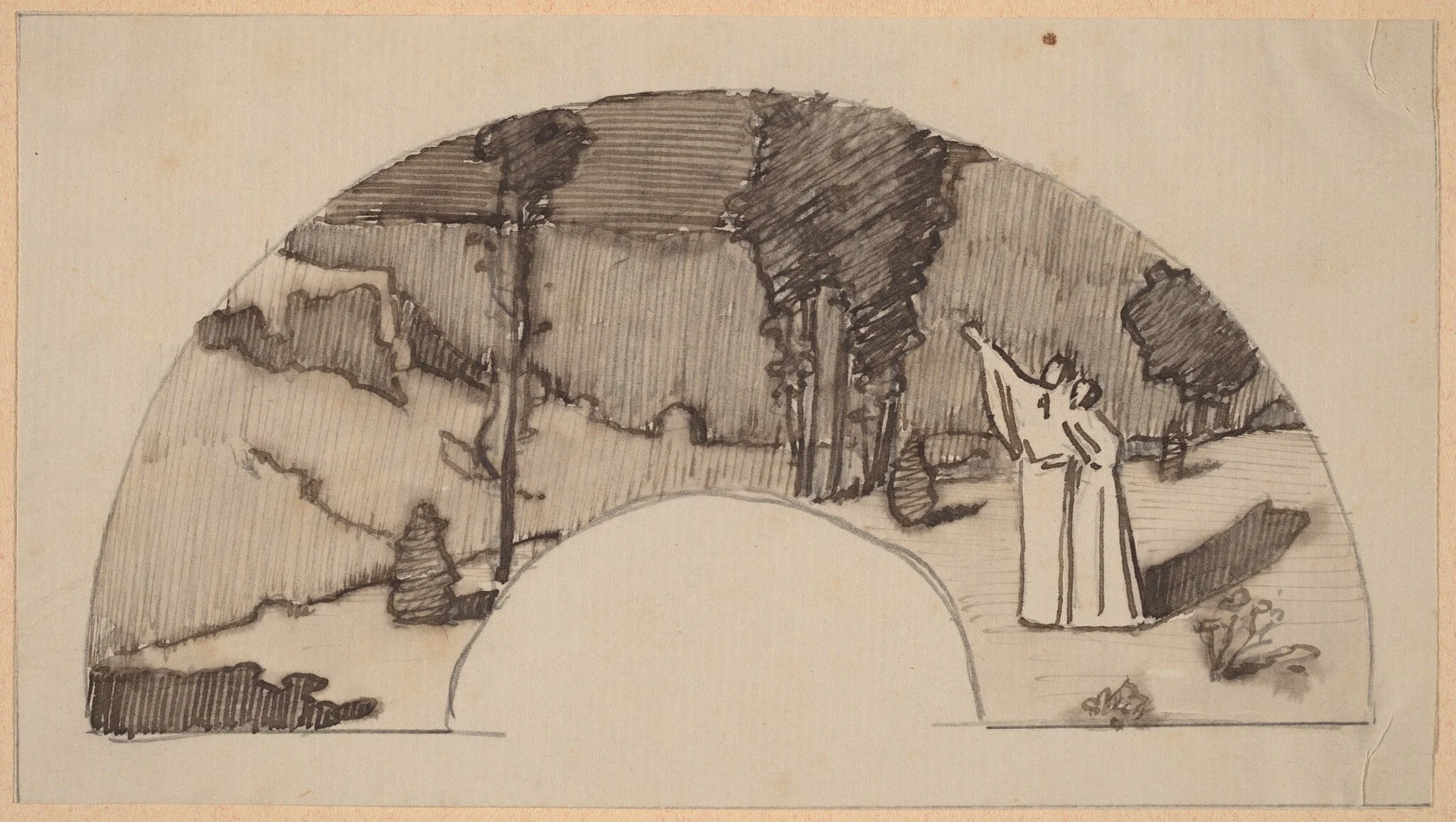 Study for an Archway, detail