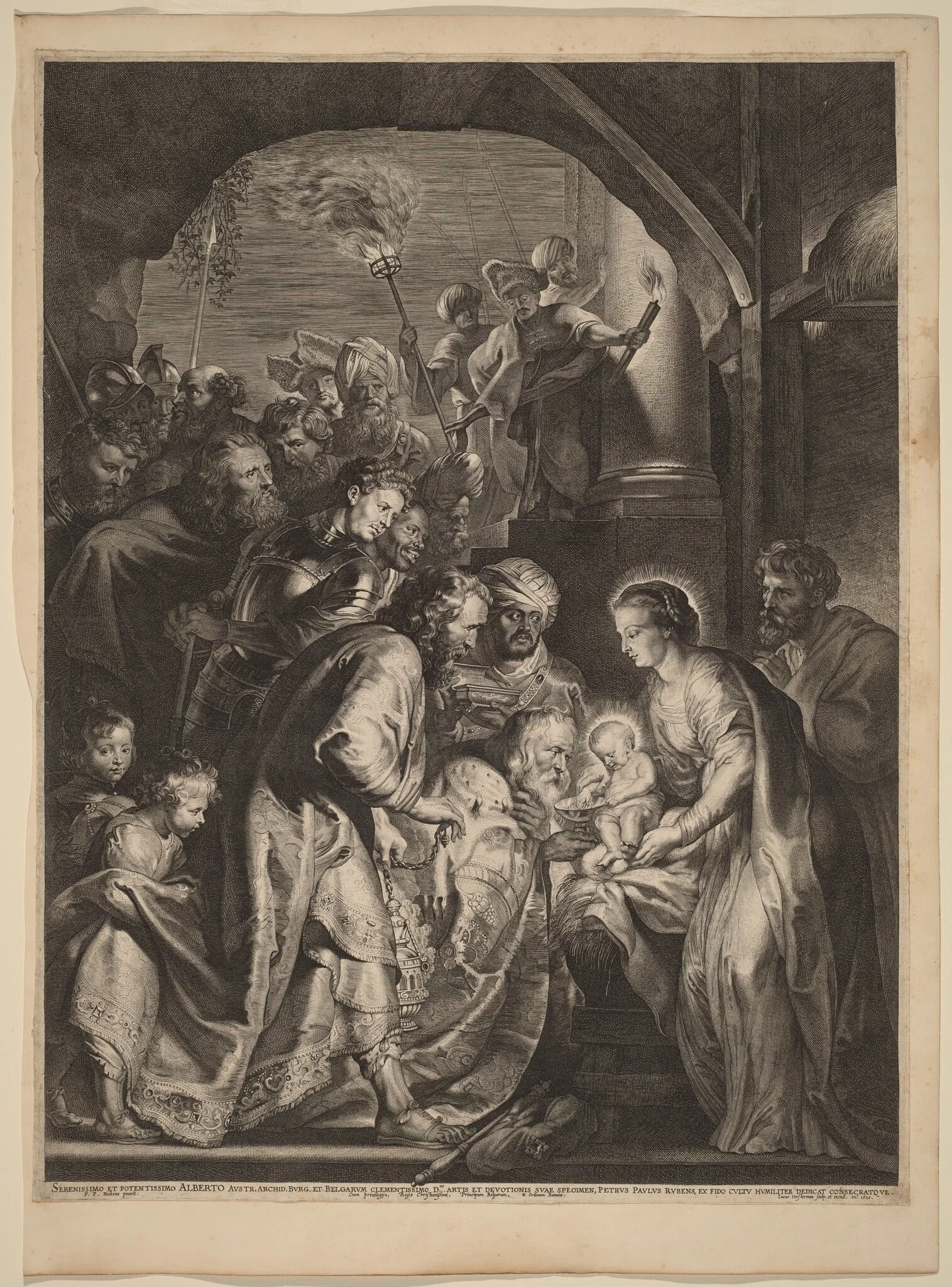 The Adoration of the Magi, detail