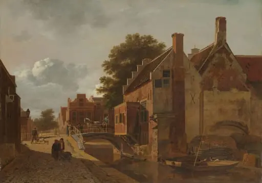 The Kalvermarkt, The Hague, by Jean François Valois, unspecified, 1806