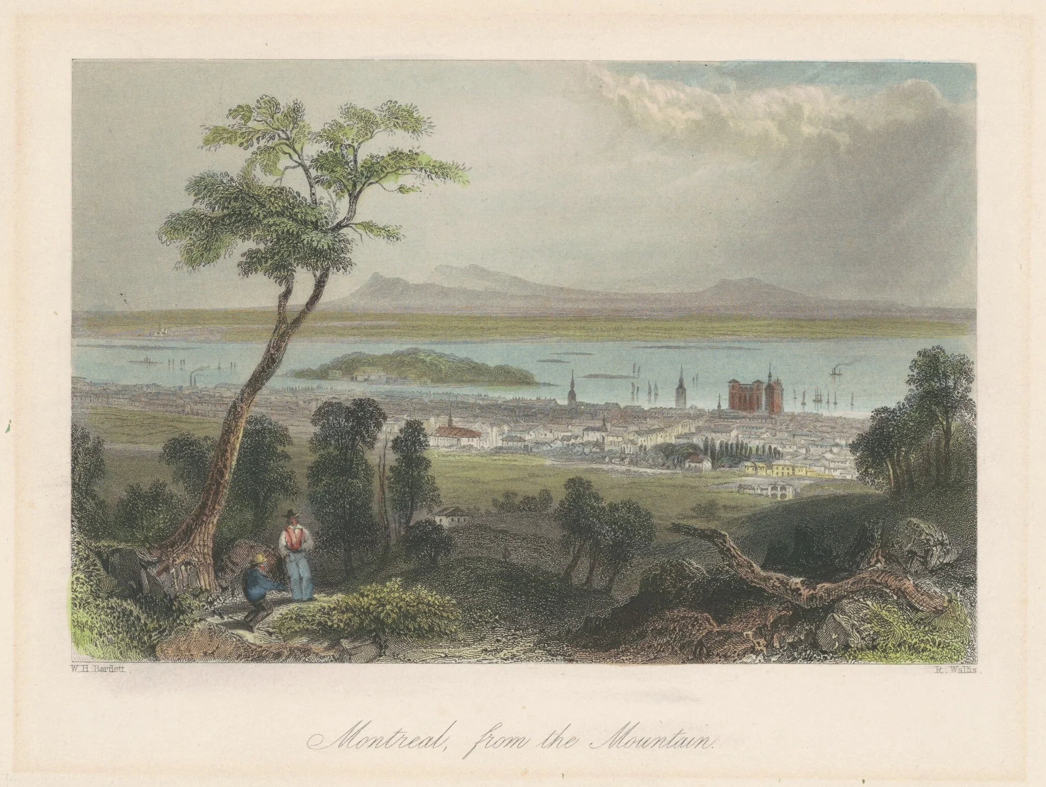 Montreal, from the Mountain, detail