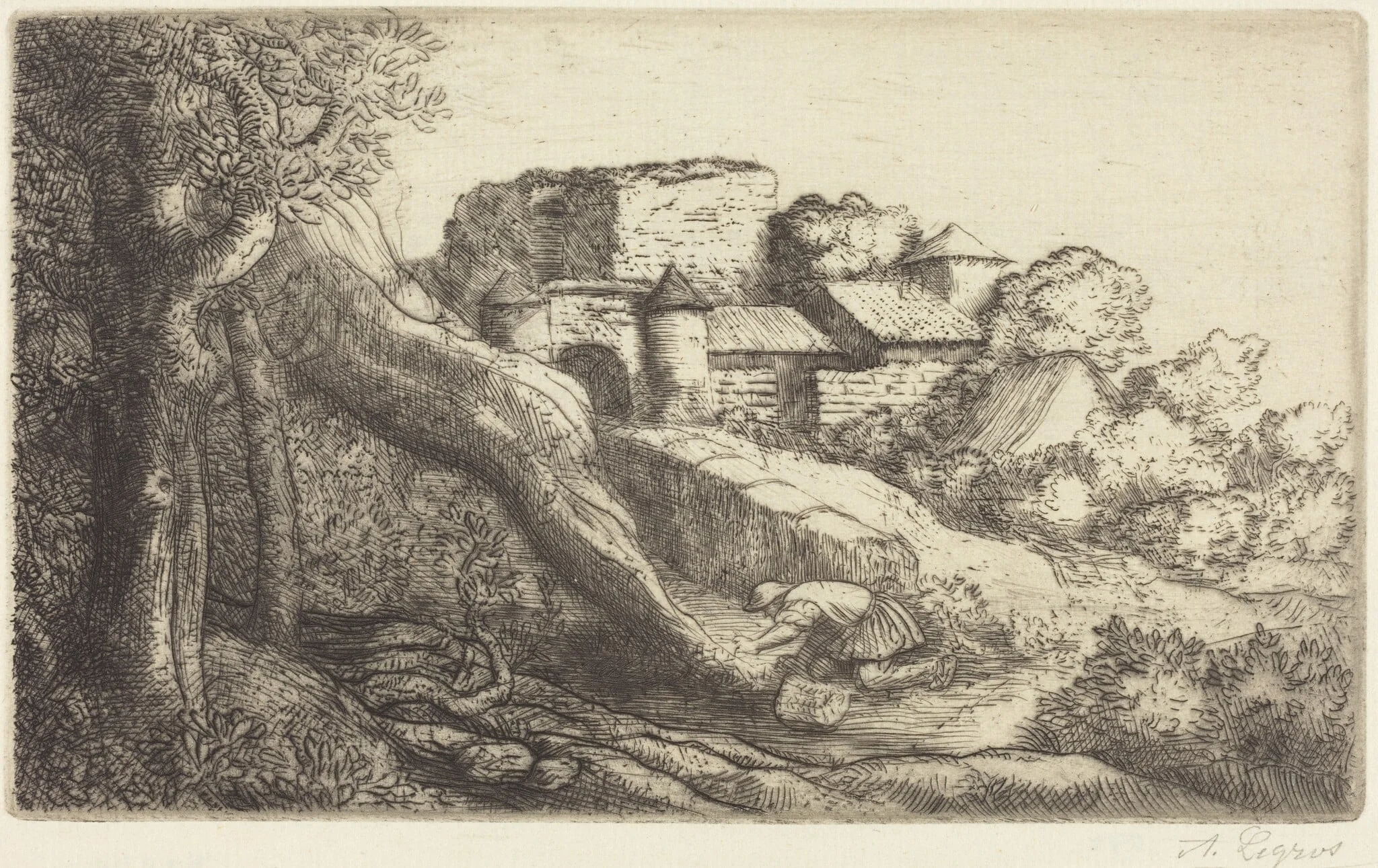 Little Burner of Grass (Le petit bruleur d'herbe), detail