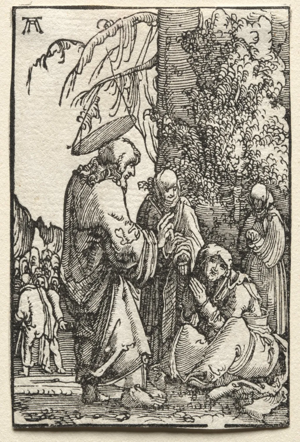 The Fall and Redemption of Man:  Christ Taking Leave of His Mother before the Passion, by Albrecht Altdorfer, 1515