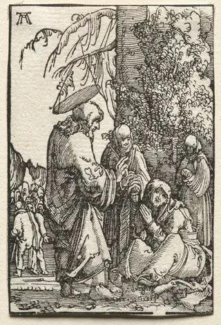 The Fall and Redemption of Man:  Christ Taking Leave of His Mother before the Passion, by Albrecht Altdorfer, 1515