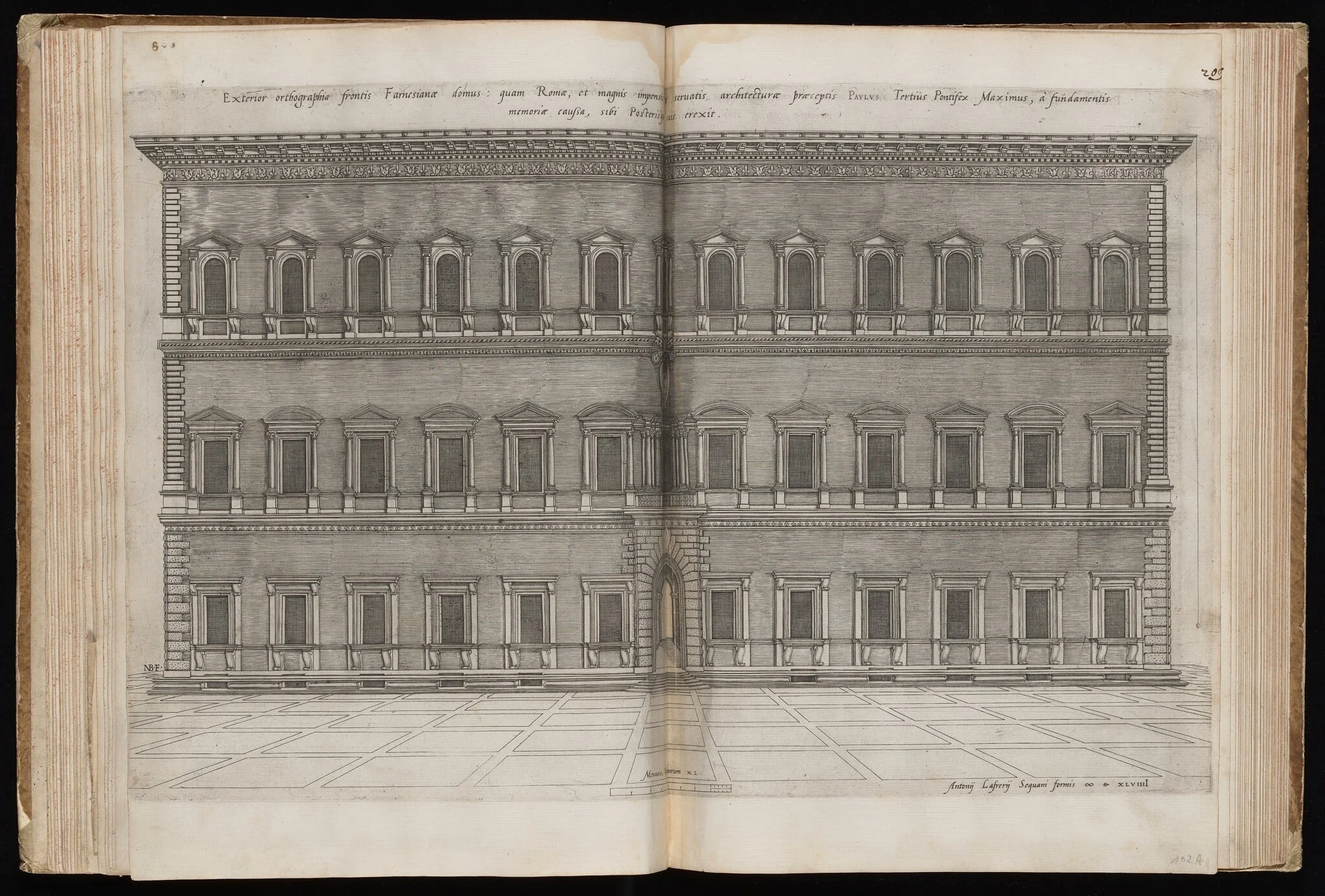 Palazzo Farnese, detail