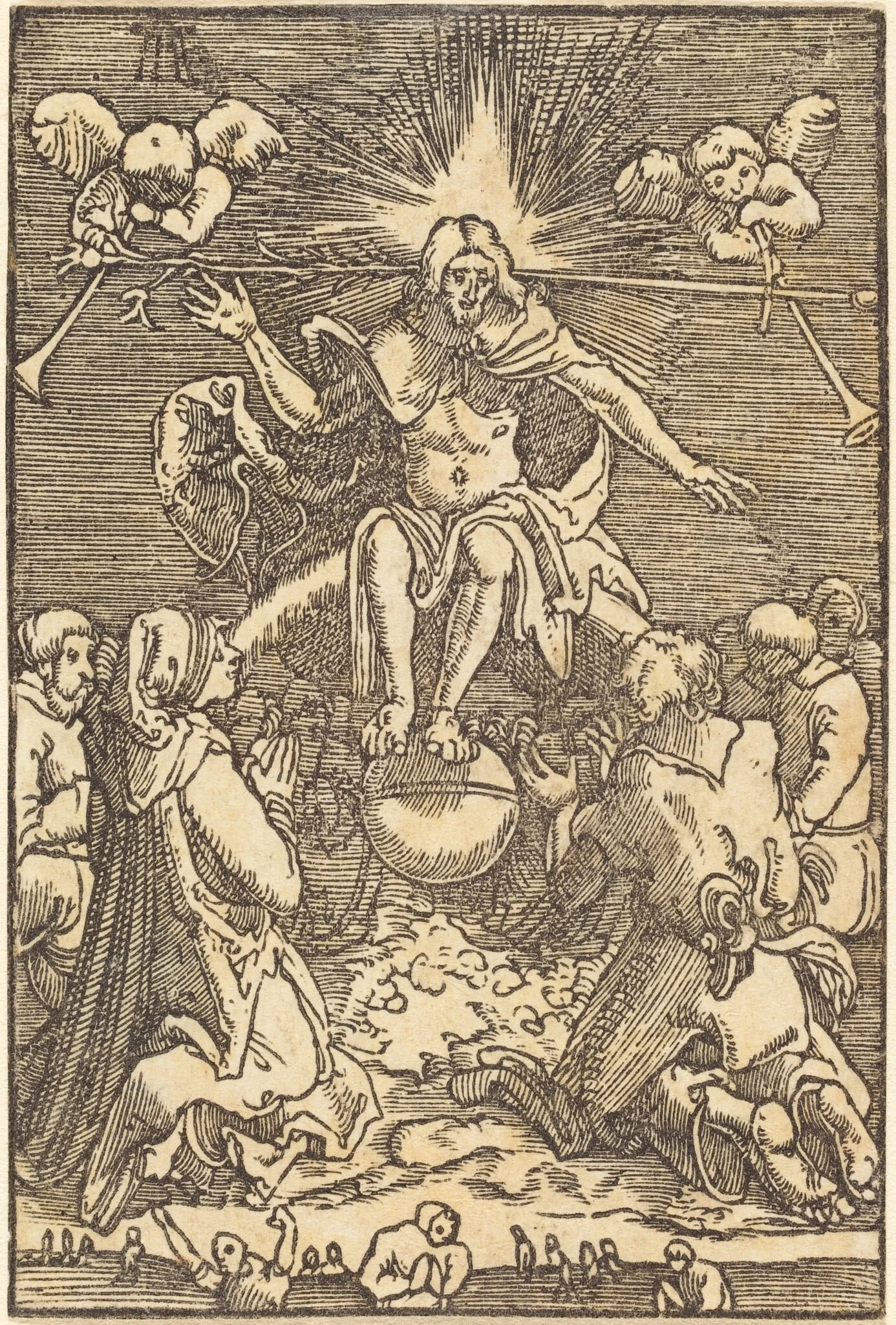 The Last Judgment, detail