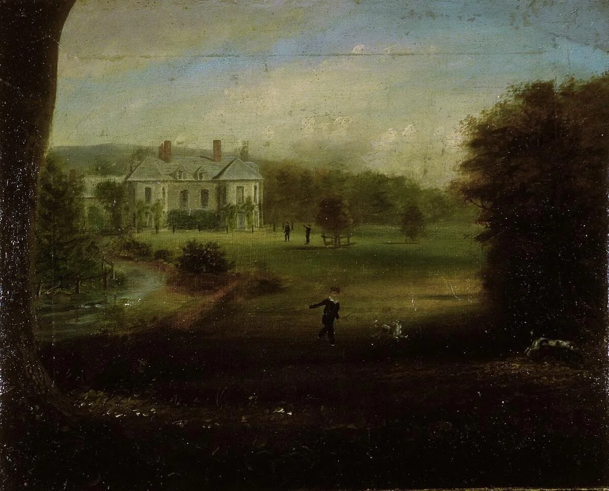 view of Plas Gogerddan, detail