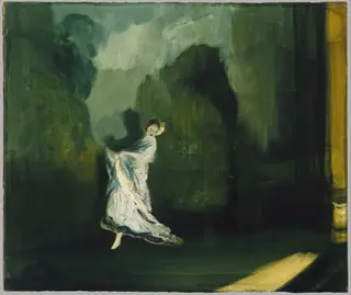Keith's Union Square, by Everett Shinn, oil, 1902