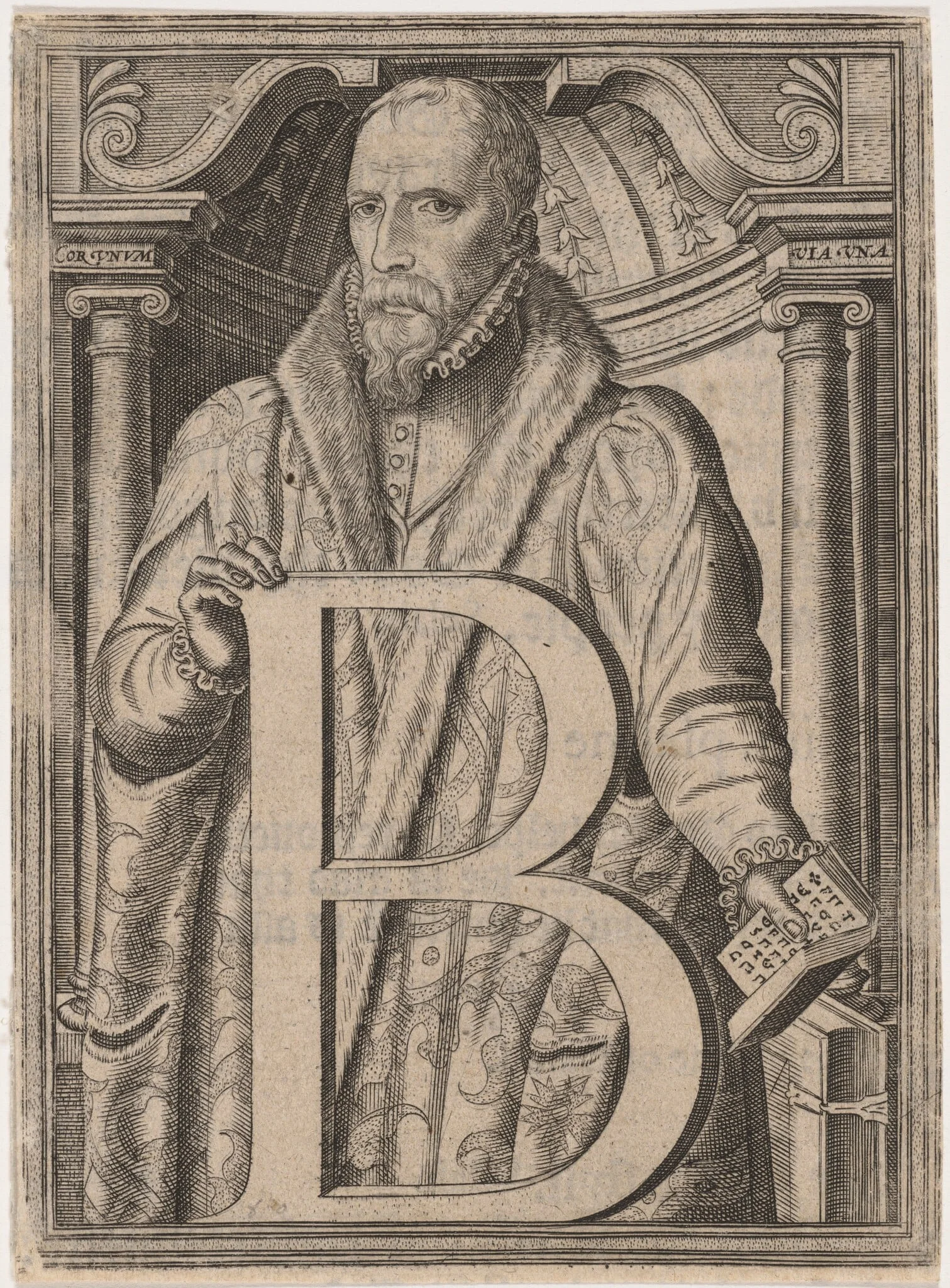 William Cecil, First Baron Burghley, detail