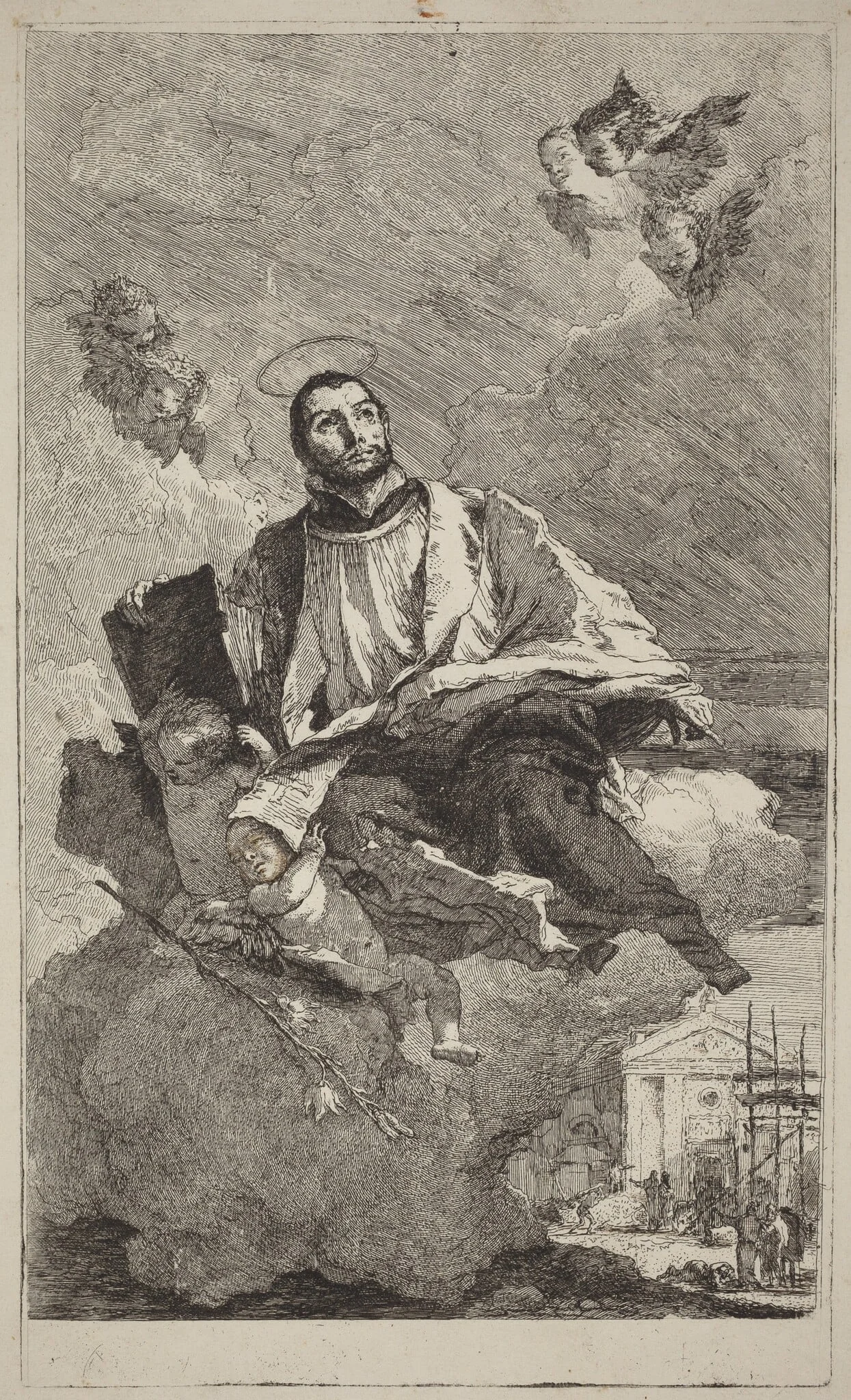 Saint Gaetano of Thiene, detail