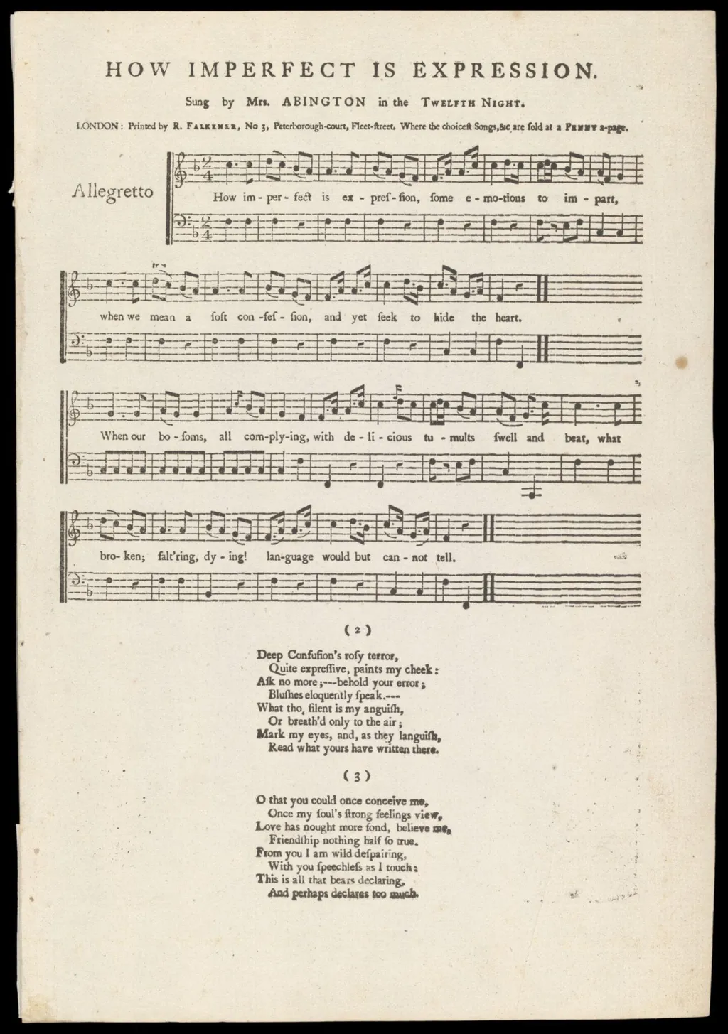 H Beard Print Collection, by R. Falkener, 1772