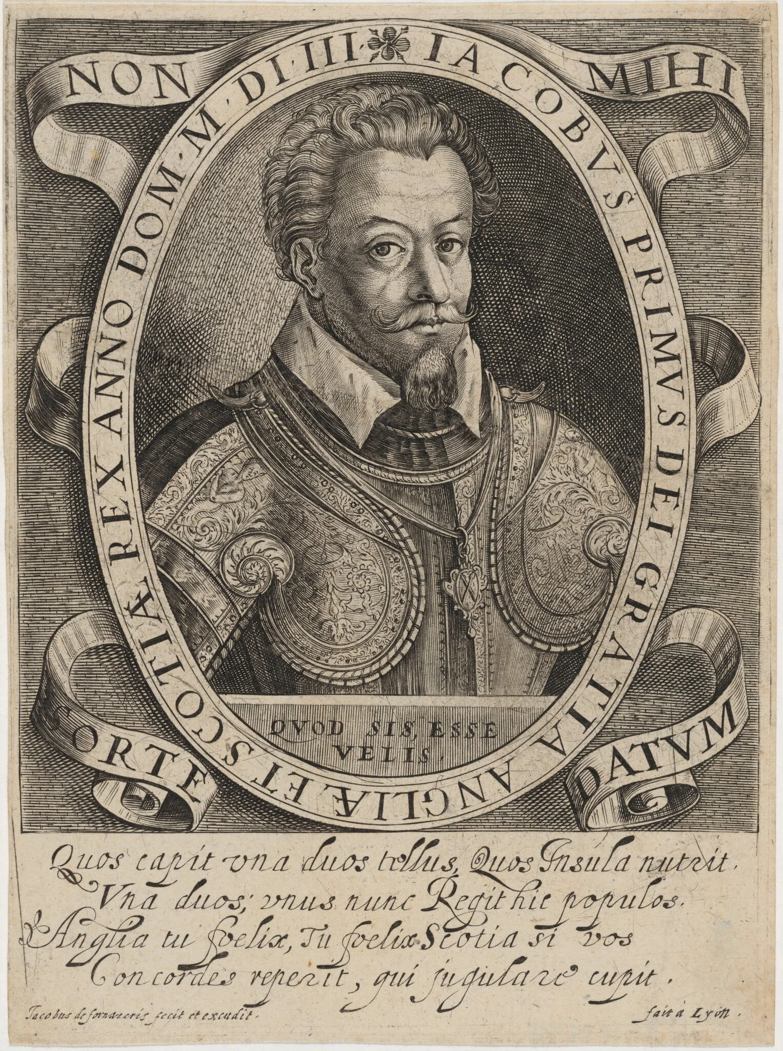 James I, detail