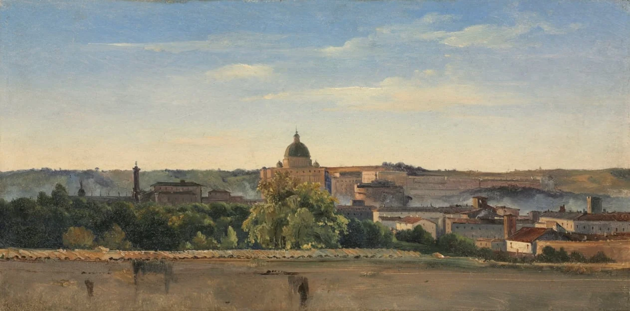 View of Rome, detail