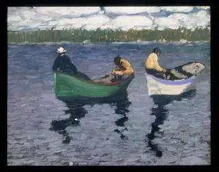 Fishermen, by George Luks, oil, 1920