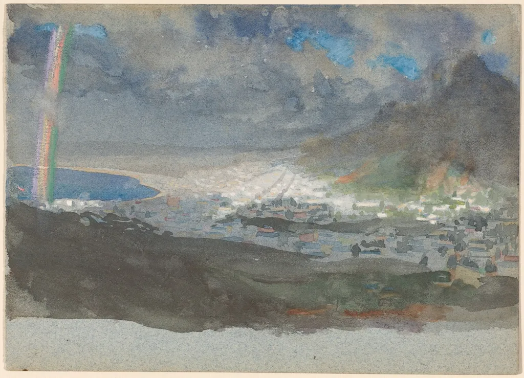 Cape Town, by Maxwell Balfour, gouache, 1900
