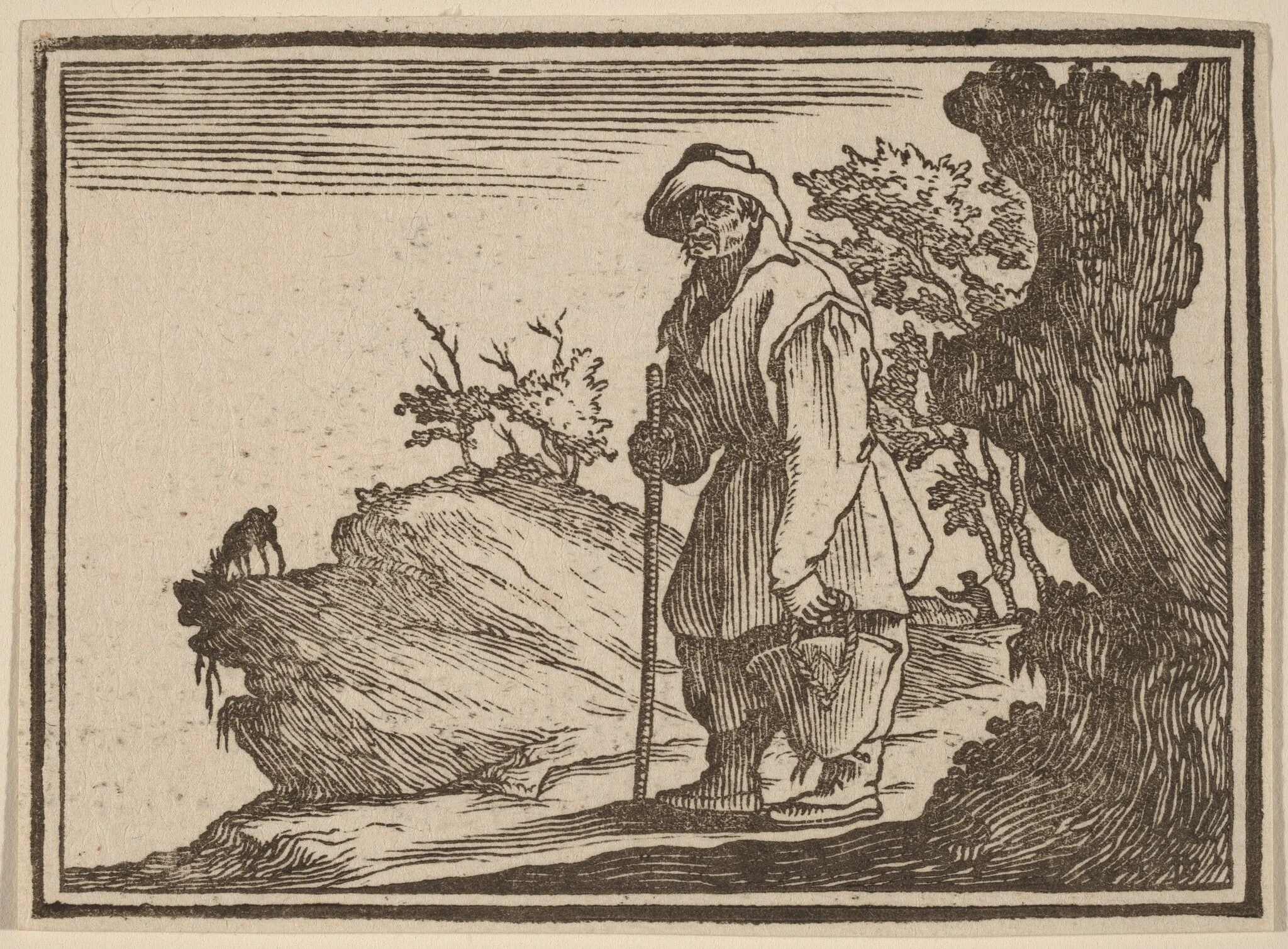Peasant with Sack, detail