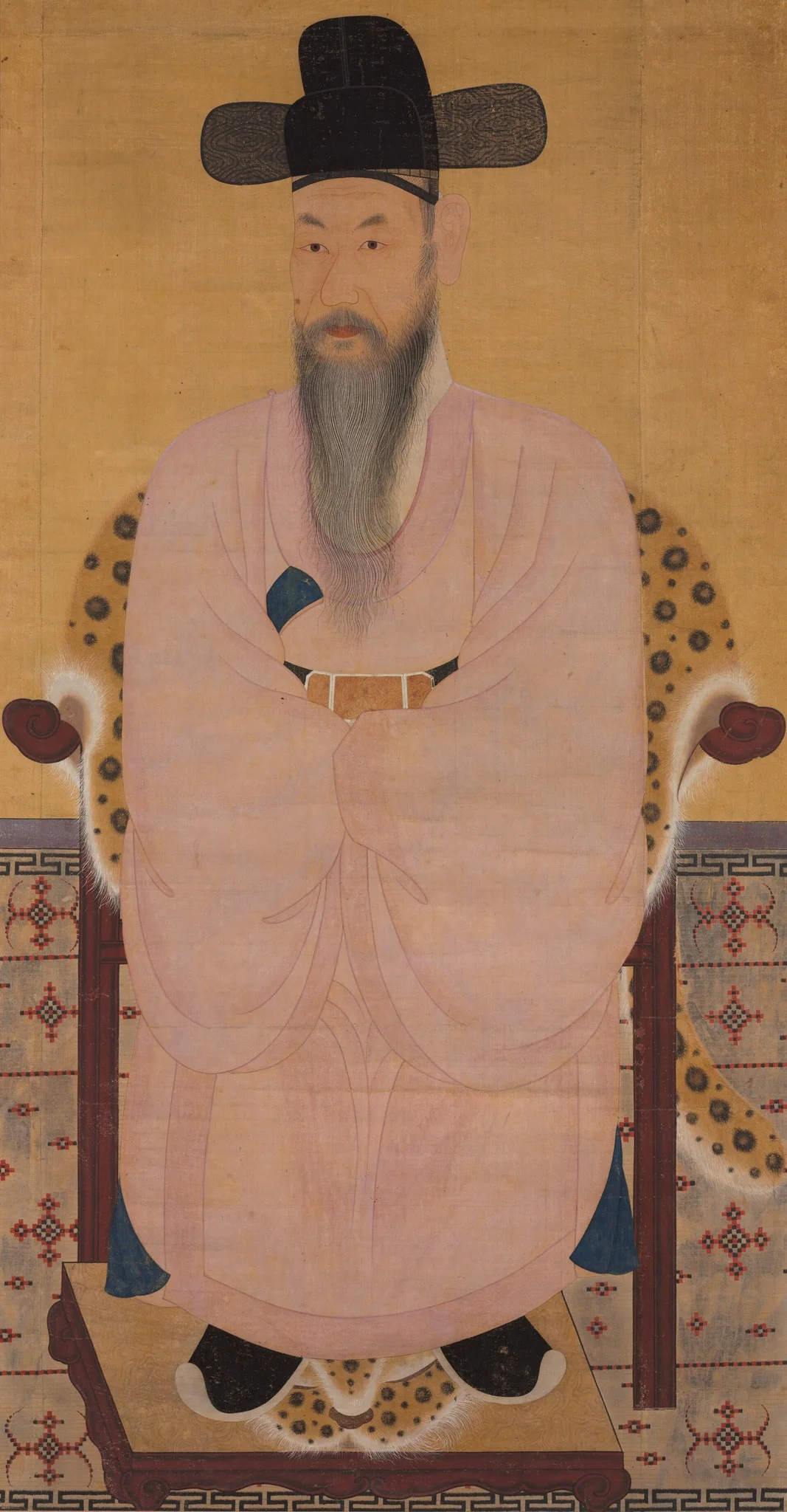 Portrait of an Official, detail