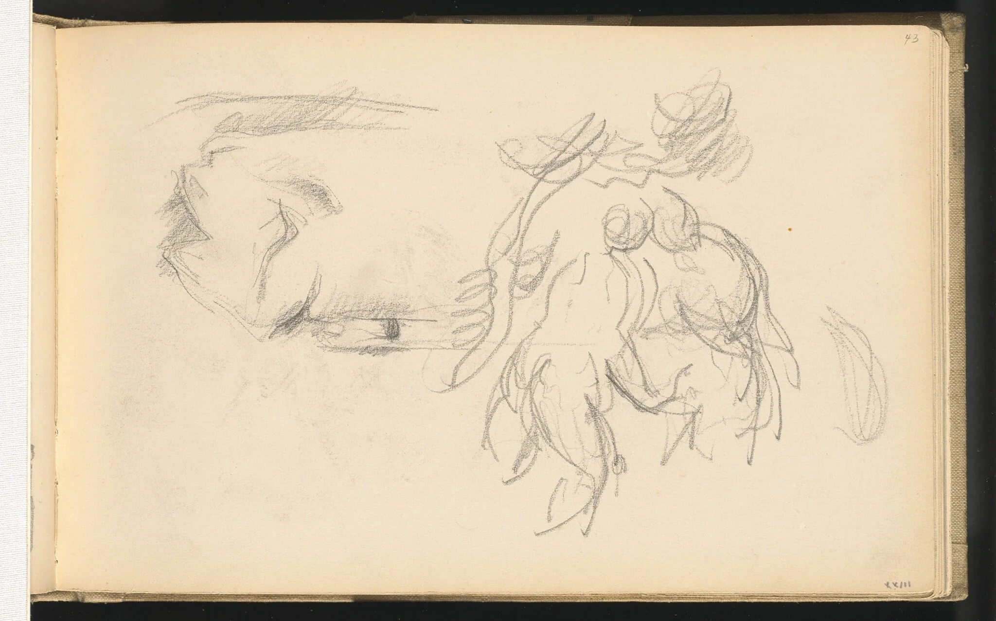 Women Bathers and a Roll of Paper, detail