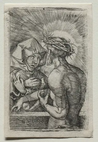Christ and the Virgin, by Sebald Beham, 1519