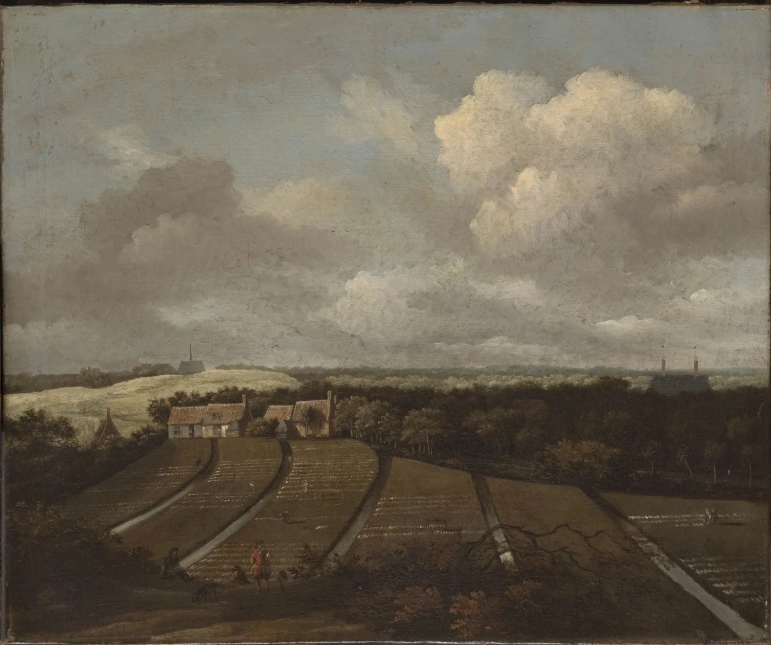 Dunes near Haarlem, detail