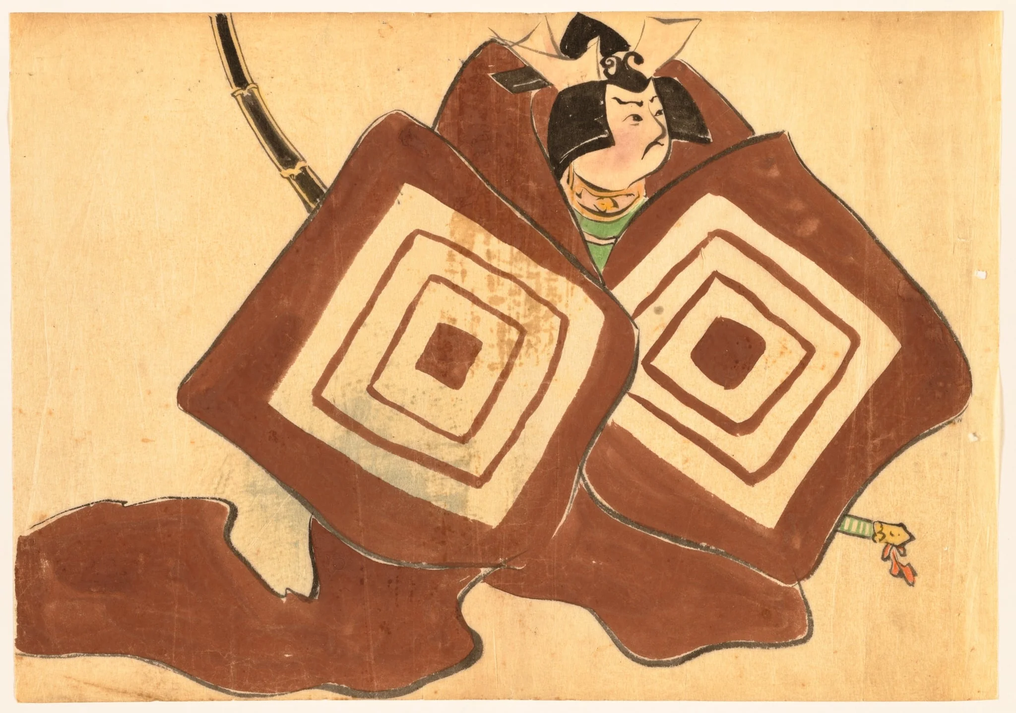 Flowers of a Hundred Worlds (Momoyogusa): Shibaraku (Shibaraku), detail