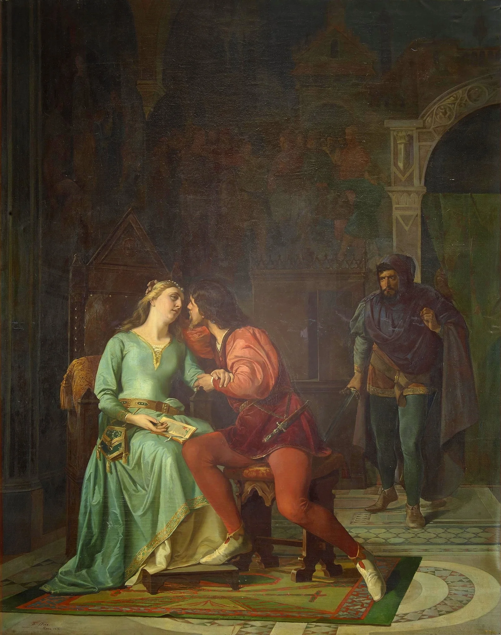 Francisca de Rímini, detail