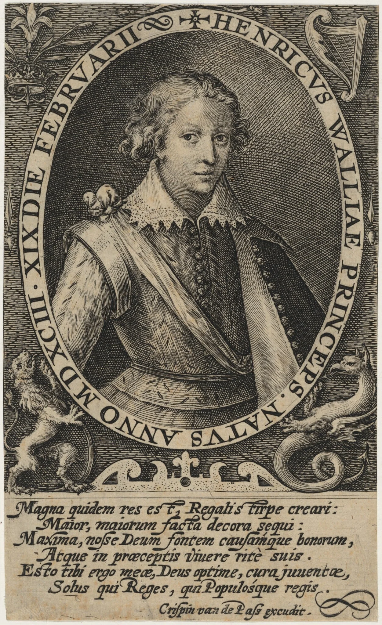 Henry Frederick, Prince of Wales, detail