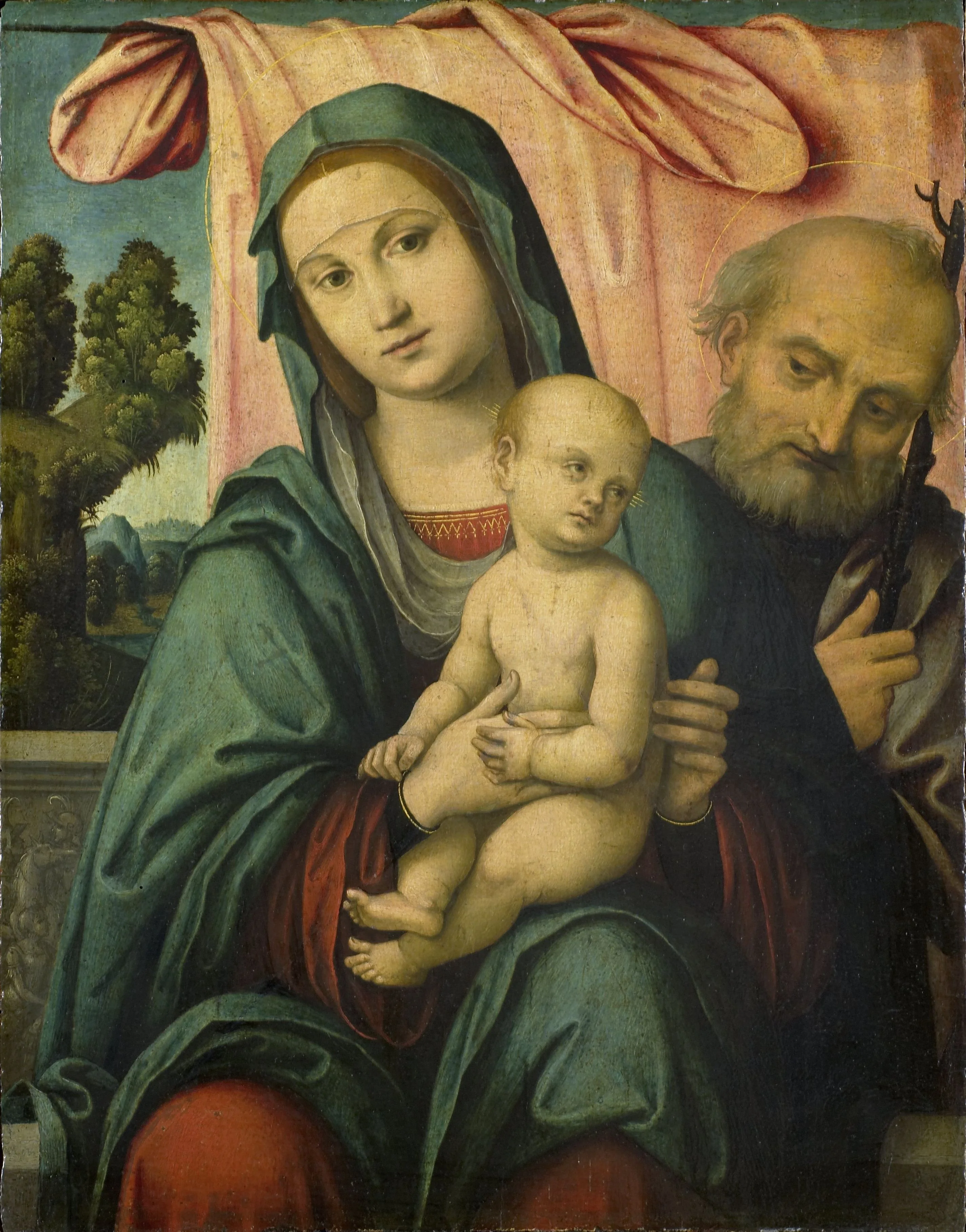Holy Family, detail