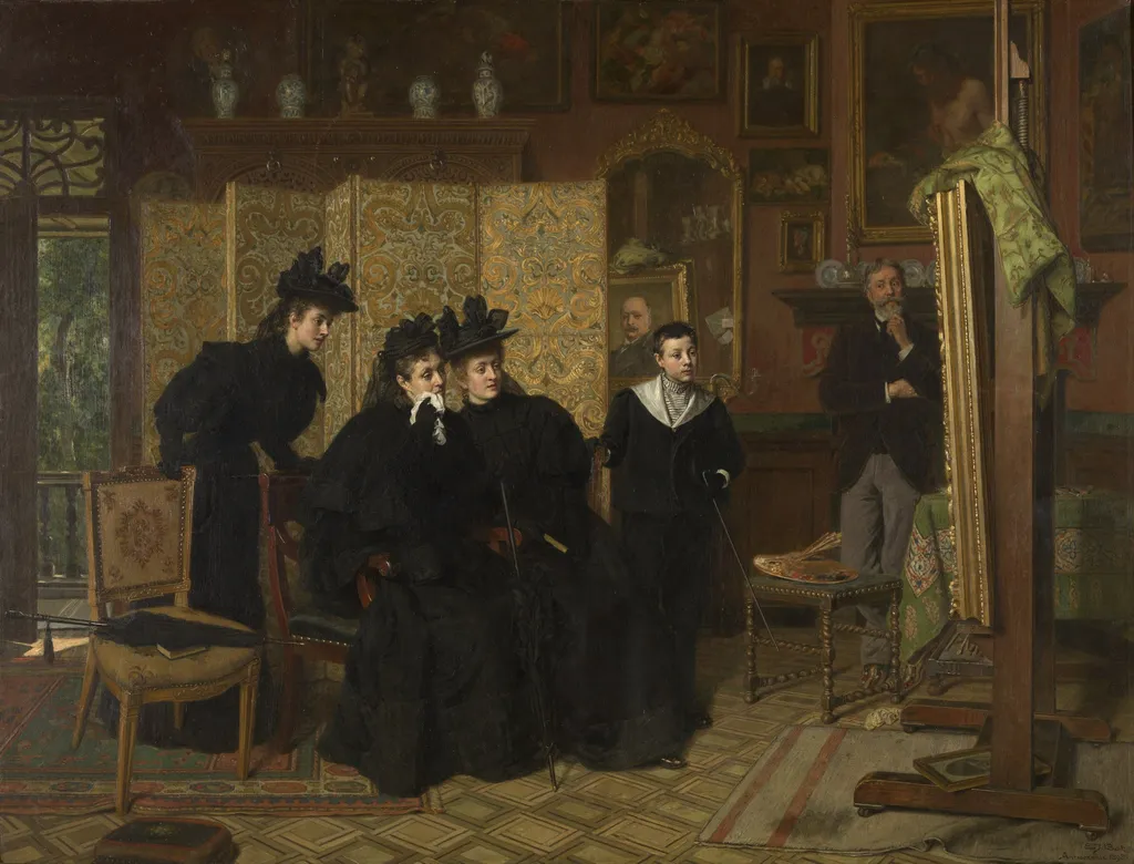 His Portrait, by Evert-Jan Boks, oil, 1900