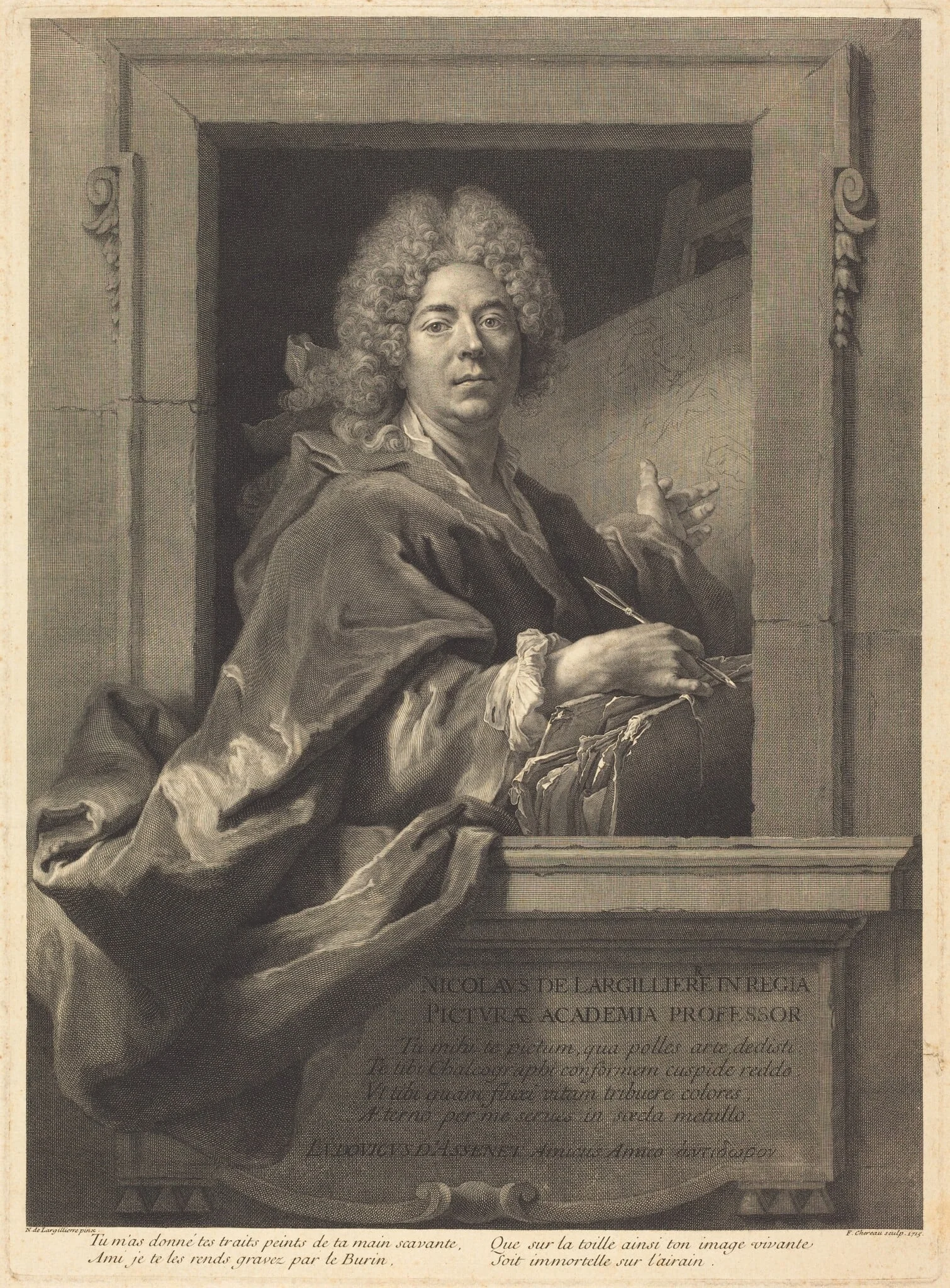 Nicolas de Largilliere, detail