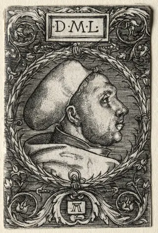 Martin Luther, by Albrecht Altdorfer, 1525