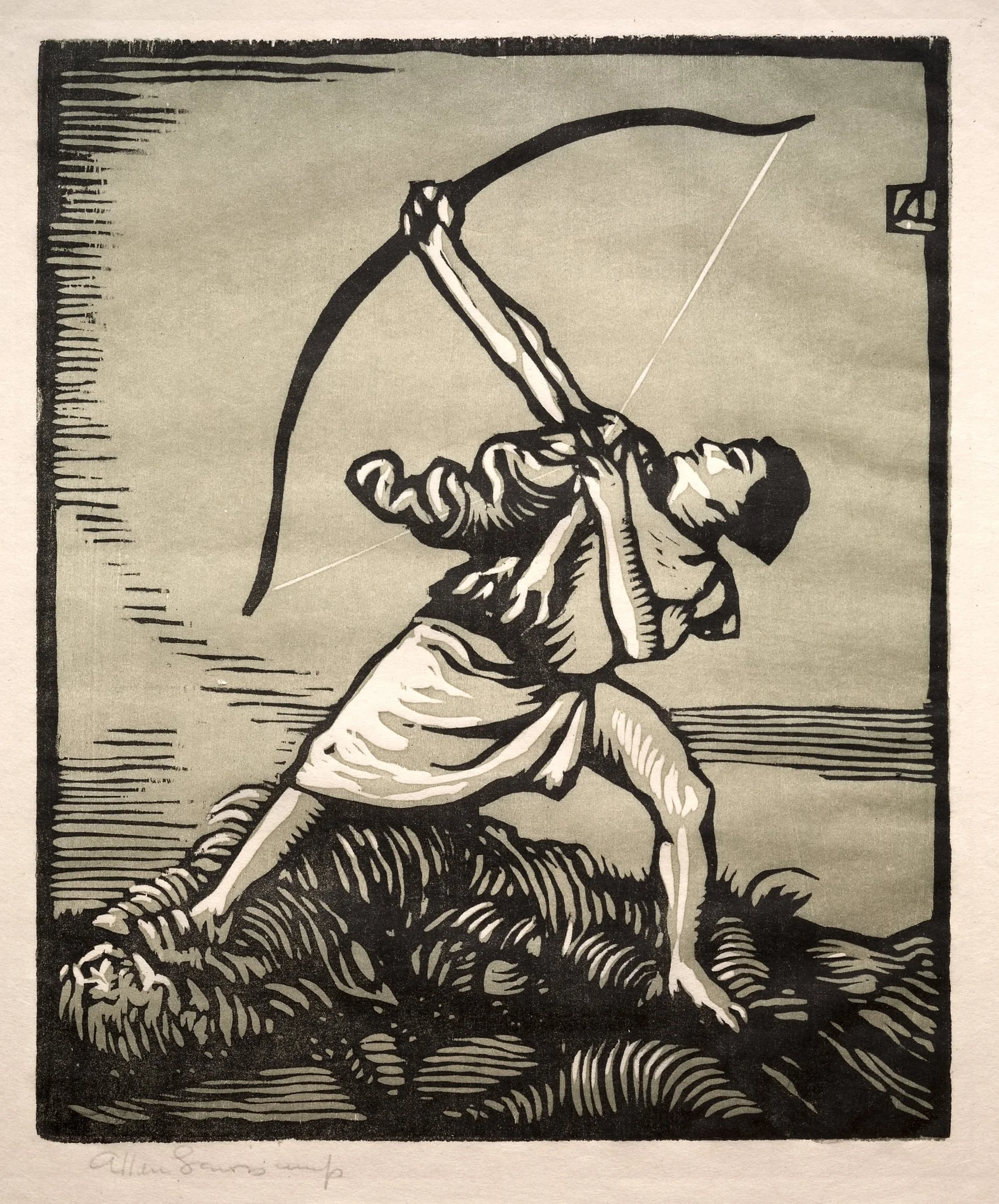 Archer, detail