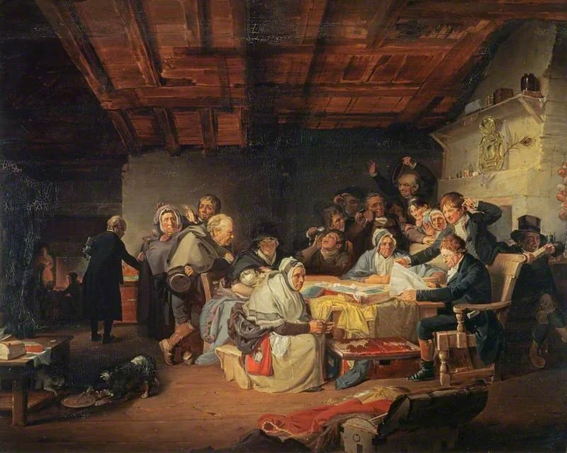 Reading the Will, detail
