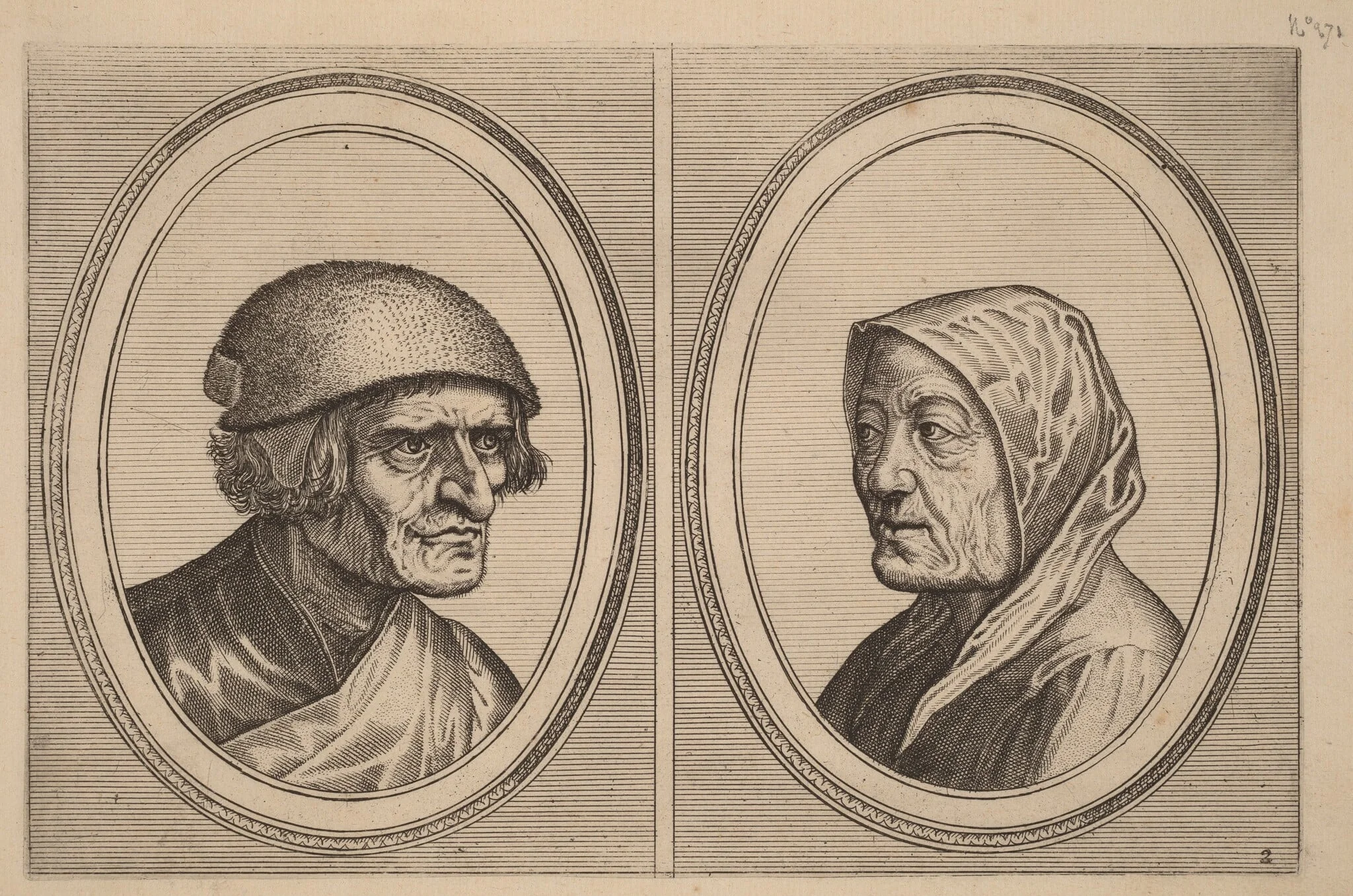 "Beleefde Goossen" and "Prijne Lecker-tants", detail