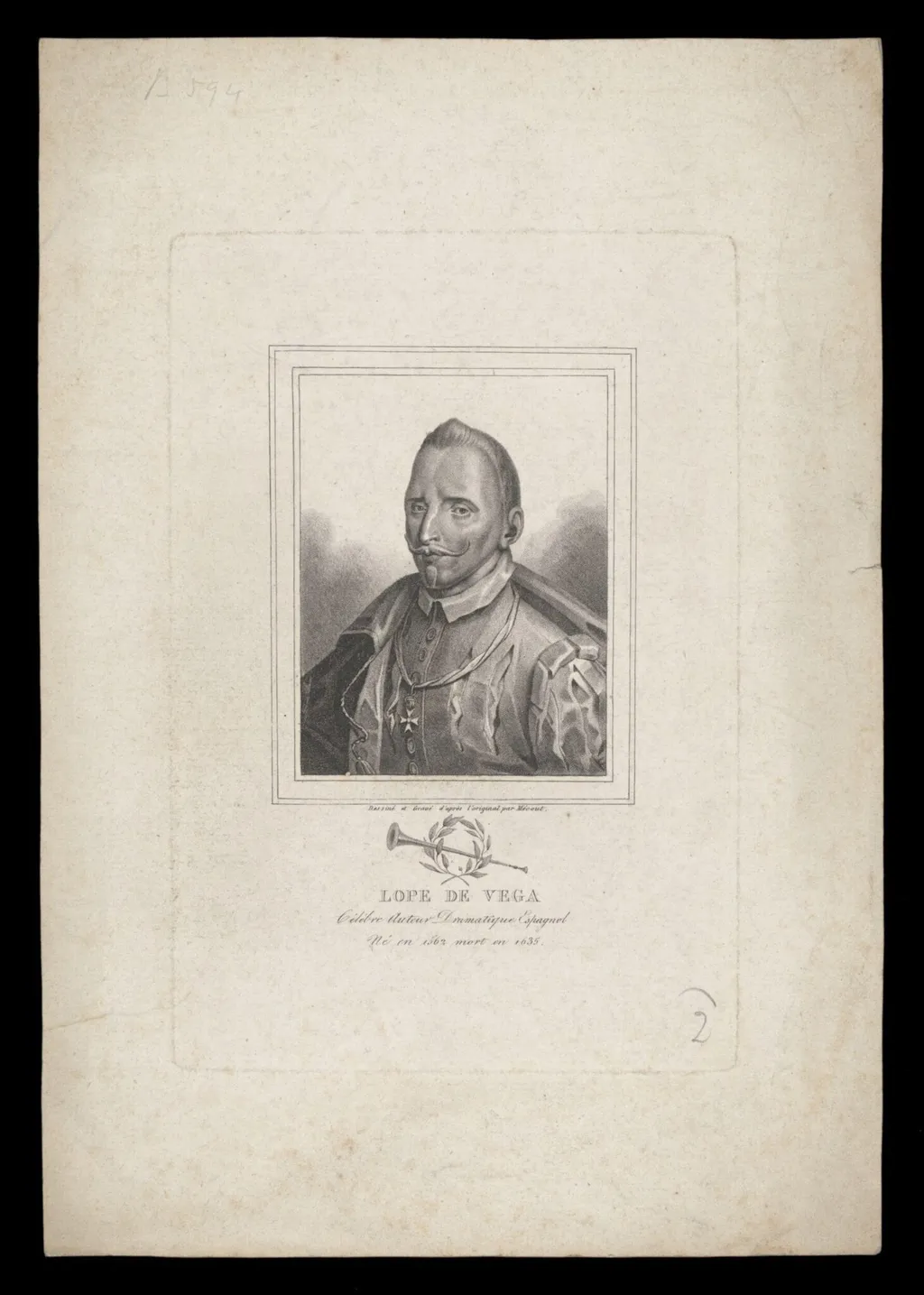H Beard Print Collection, by Mécout, 1650