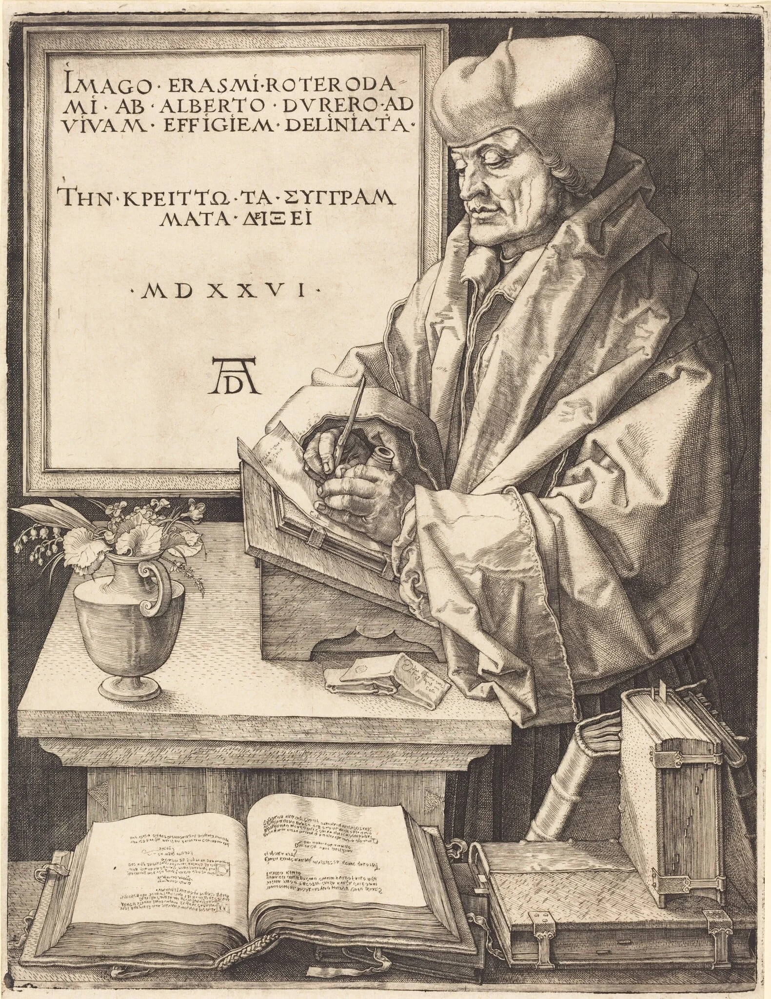 Erasmus of Rotterdam, detail