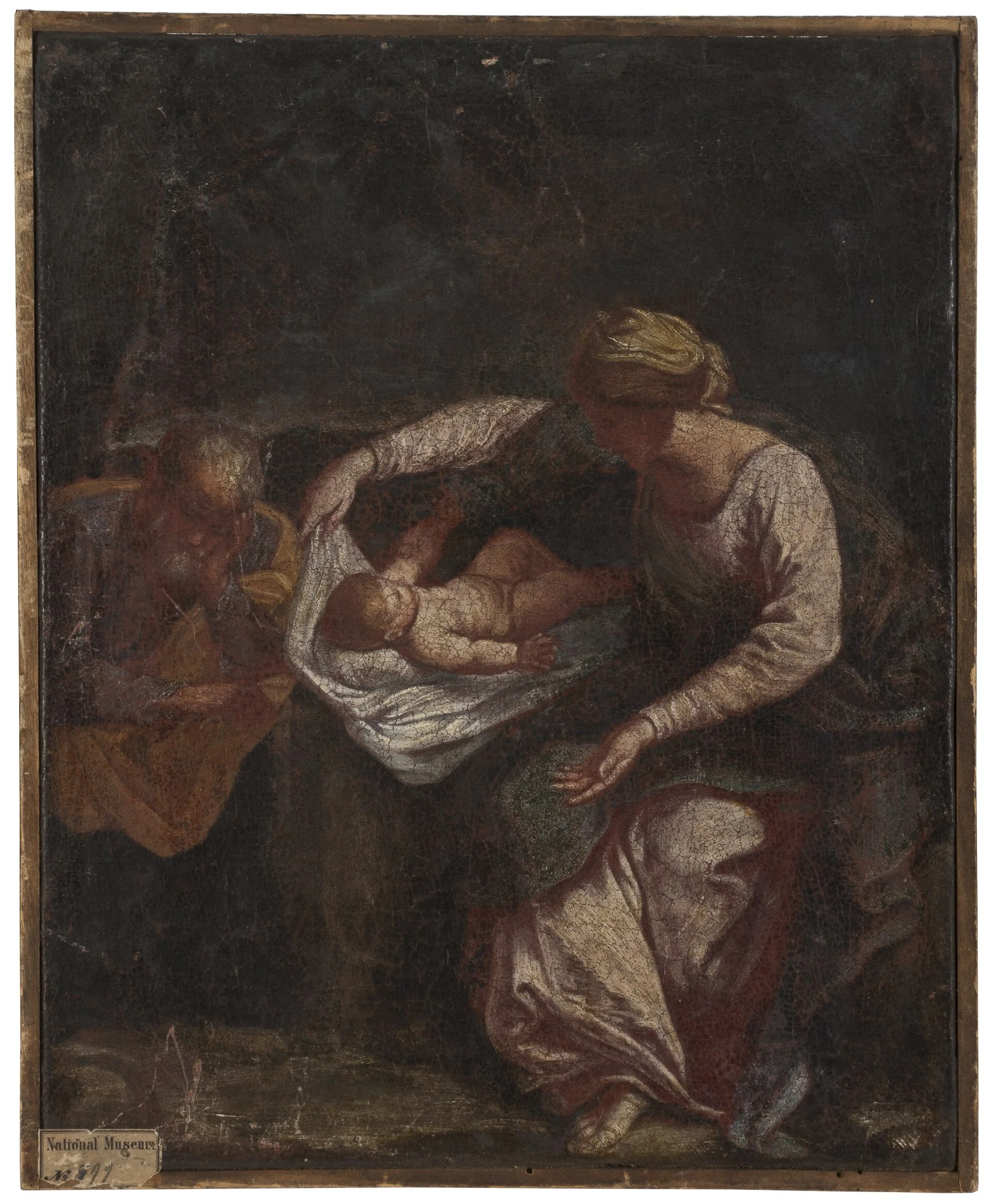 The Holy Family, detail