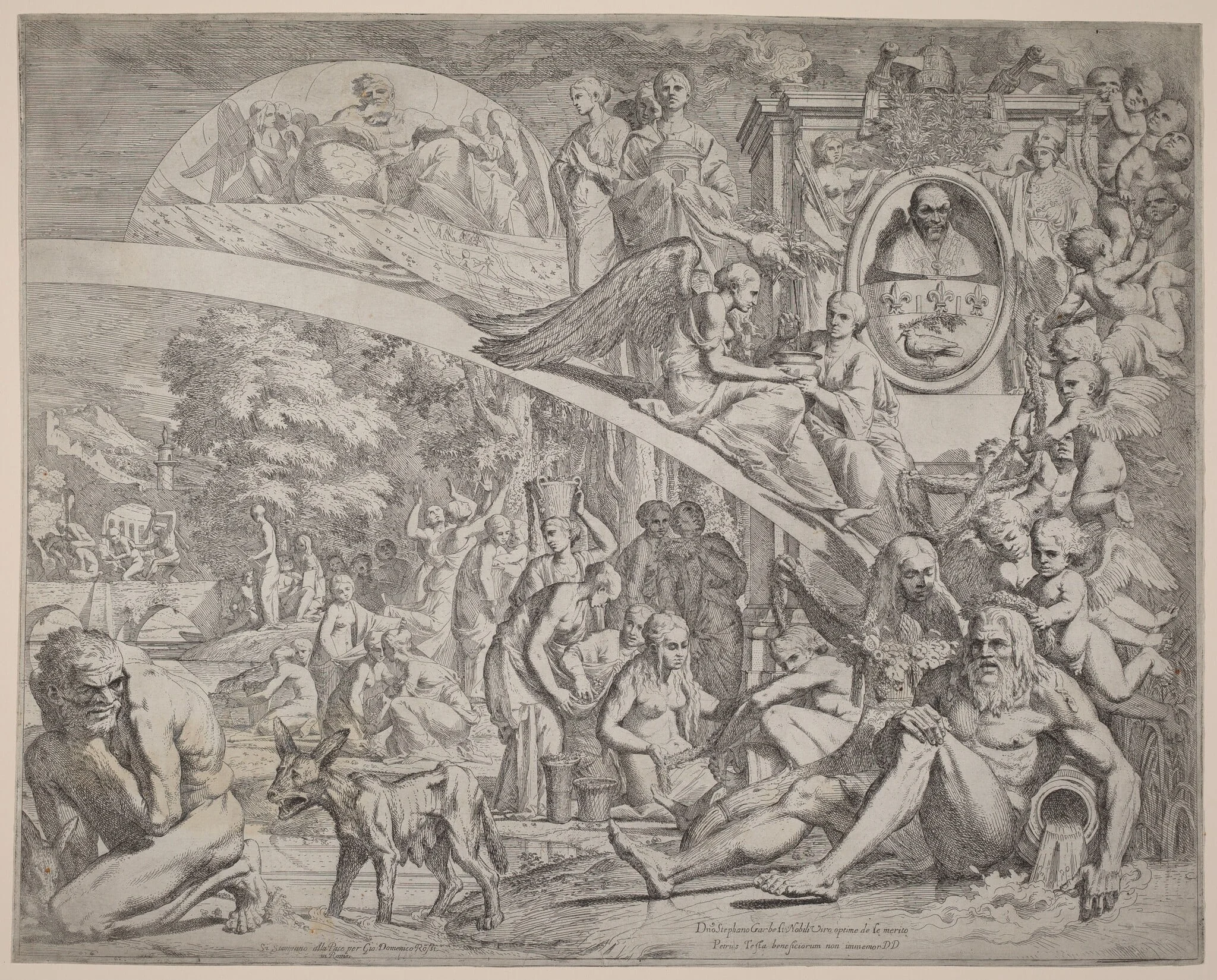 An Allegory in Honor of Innocent X, detail