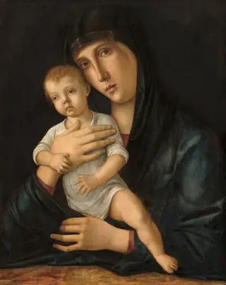 Madonna and Child, by Giovanni Bellini, oil, 1482