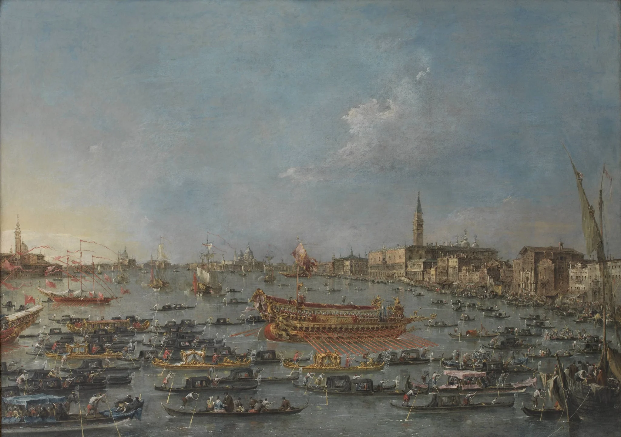 The Bucintoro Festival of Venice, detail
