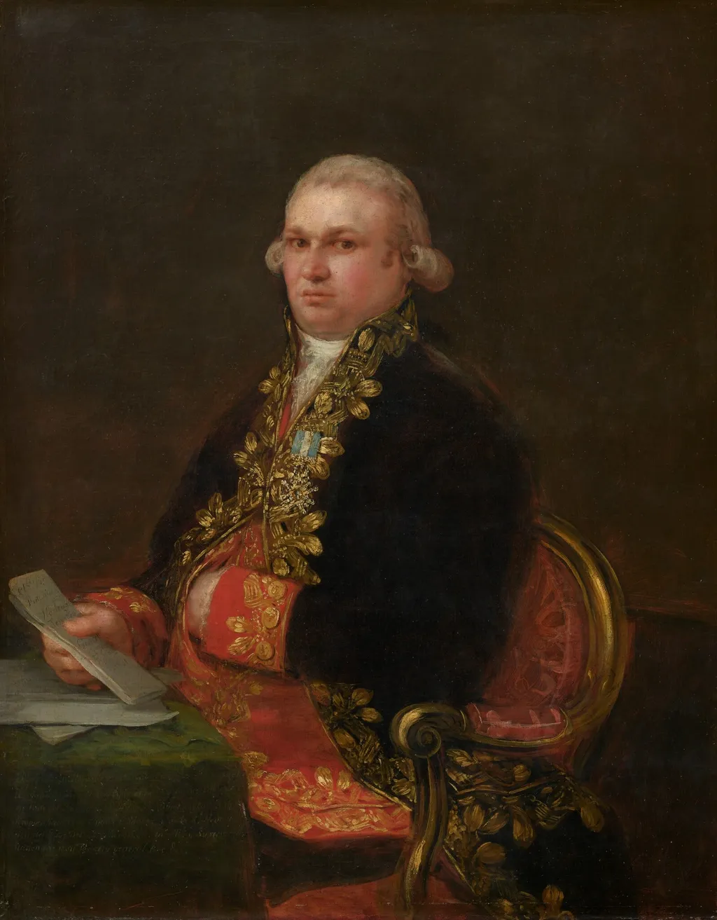 Don Antonio Noriega, by Francisco de Goya, oil, 1801