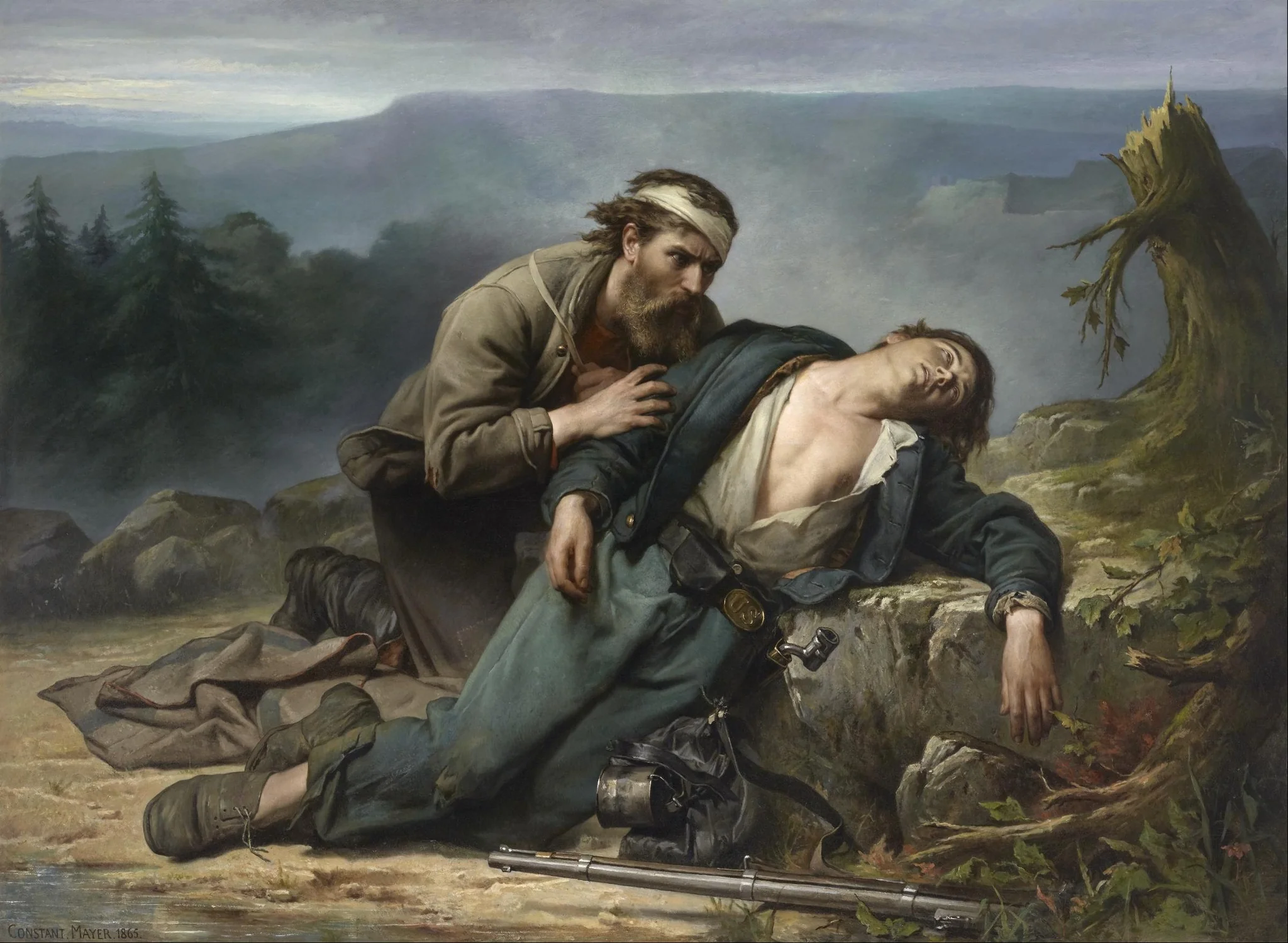 Recognition: North and South, detail